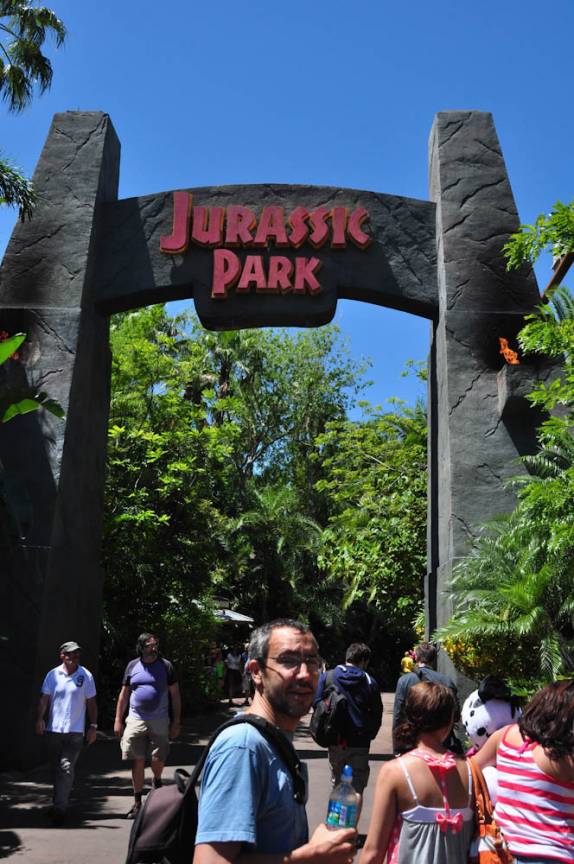 Jurassic Park, no parque da Universal, em Orlando, na Flórida - Estados Unidos